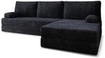 Masseno Schaumstoff-Ecksofas ANKO mit Schlaffunktion, Modulares Schlafsofa aus