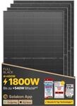 Solakon Solarpanel 450W, Bifazial Glas-Glas N-Type Solarmodul, 40v...