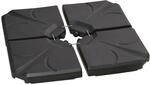 Outsunny Sonnenschirmst&auml;nder f&uuml;r Ampelschirm Bef&uuml;llbar 18/14kg Schwarz |...