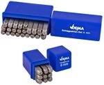 DEMA Schlagzahlen & Schlagbuchstaben Set 36-tlg. &ndash; Zahlenstempel, Buchstaben,