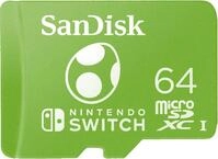 SANDISK microSDXC UHS-I Speicherkarte f&uuml;r Nintendo Switch Yoshi Edition 64 GB
