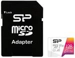 Silicon Power Elite 128 Gb Microsdxc Uhs-I Class 10, SP128GBSTXBV1V20SP