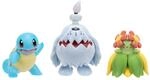 Pok&eacute;mon PKW4559 - Battle Figure Set - Schiggy, Blubella, Gruff | Offizielles Figuren