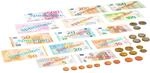 WISSNER&reg; Euro-Spielgeld Set Banknoten & M&uuml;nzen (44 Teile) &ndash; Schule
