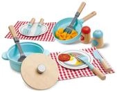 Hape Koch- & Servierset f&uuml;r Kinder &ndash; Holz Spielk&uuml;che Zubeh&ouml;r, Rollenspiel