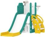 AIYAPLAY Kinderrutsche 5 in 1 Babyrutsche f&uuml;r Kleinkinder 1-3 Jahre Gelb |...