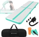 ECD Germany Aufblasbare Gymnastikmatte Turnmatte Airtrack 3m/4m/5m,...