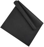 vidaXL Sport Schutzmatte Schwarz 180 x 75 x 0,6 cm Hochdichtes PVC