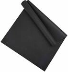 vidaXL Sport Schutzmatte Schwarz 200 x 90 x 0,6 cm Hochdichtes PVC