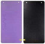 HMS Rutschfeste Fitnessmatte f&uuml;r Yoga Pilates | Extrem dick 110 x 55 x 1,5 cm 
