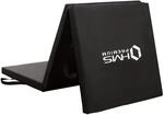 Gymnastikmatte, faltbar, 180 x 60 x 5 cm, Schwarz