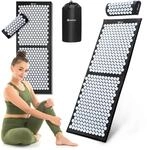 HyperMotion Akupressurmatte mit Kissen - Akupunktur Matte - Massagematte