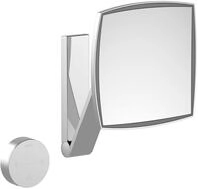Keuco Wand-Kosmetikspiegel mit Schwenkarm, Variabler LED-Beleuchtung, 5-facher