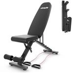 VirtuFit Fitnessbank FB100 - Klappbar - In 7 Trainingspositionen verstellbar -