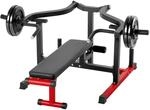 VEVOR Brustpresse, 204 kg belastbares Bankdr&uuml;ckset, verstellbare Flache Schr&auml;gbank