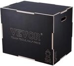 VEVOR 3-in-1-Plyometrische Sprungbox 30/24/20-Zoll-Plyobox, Sprungkasten Sprungkiste