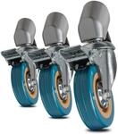 Walimex pro Stativrollen Pro 3er-Set - Stativrollen Lenkrollen Set -...