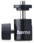 Kugelkopf f&uuml;r Stative, 38 mm H&ouml;he, f&uuml;r 1/4" Gewinde, &Oslash; 20 mm, Schwarz