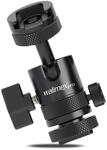 Walimex Pro Multi Mini-Kugelkopf mit Blitzschuh und 1/4 Zoll Anschluss I...