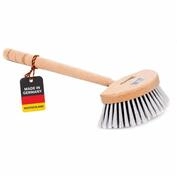 Universal Waschb&uuml;rste Halbmond mit Holzgriff Stiel weiche Borsten Wascher |...