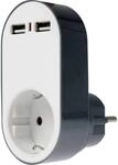 as - Schwabe Flash USB-Ladeadapter - Ladeger&auml;t mit 2 USB-Anschl&uuml;ssen 5V/2400mA und
