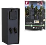 Paulmann Plug & Shine Steckdosens&auml;ule Rio inkl. Trafo IP44 Anthrazit 94915
