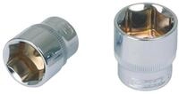 KS Tools 1/2'' Stecknuss Flank-Drive 32mm 6-kant, kurze Ausf&uuml;hrung, hochglanz, auf
