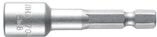 Wiha Steckschl&uuml;sseleinsatz magnetisch Standard 55 mm Au&szlig;ensechskant 1/4"...