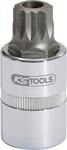 KS Tools 911.5392 1/2" Bit-Stecknuss XZN mit Stirnlochbohrung, M16, 110 mm