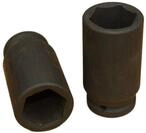 3/4" Druckluft-Schlagschrauber-Nuss SW 33mm / L=90mm Cr-Mo - 6pt