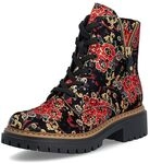Rieker Damen Stiefeletten 72617-90 Mehrfarbig Gr. 36 | Textil, Rei&szlig;verschluss,