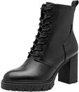 Tamaris Damen Heeled Boots Leder | 1-25101-47 &ndash; Rei&szlig;verschluss & Schn&uuml;rung,