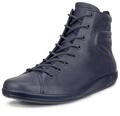 ECCO Soft 2.0 20751301038 Damen Damenschuhe - Hi Cut Sneaker dunkelblau