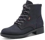 Tamaris Damen Boots Synthetik | 1-25111-47 &ndash; Schn&uuml;rung & Rei&szlig;verschluss,...
