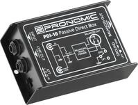 Pronomic PDI-10 Passive DI-Box - 1-Kanal Instrumenten-DI f&uuml;r Gitarre, Bass, Keyboard