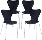 [en.casa] Esszimmerst&uuml;hle 4er Set Essunga St&uuml;hle f&uuml;r Esszimmer K&uuml;chenst&uuml;hle