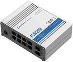 Teltonika TSW200・Switch・an DIN-Schiene montierbar・PoE+ (240 W)...