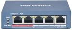 Hikvision DS-3E0105P-E | 5 Port PoE Switch | 10/100 Mbps | IEEE 802.3at und IEEE
