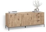 Livinity Lowboard Aterno Viking Oak | mit 3 Schubladen, 2 T&uuml;ren