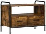 vidaXL TV-Schrank 67,5 x 33 x 50 cm R&auml;uchereiche Holzwerkstoff | Bietet...
