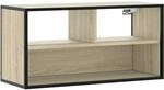 vidaXL TV-Schrank Sonoma-Eiche 80x31x39,5 cm Holzwerkstoff und Metall