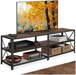 tectake&reg; Industrial TV Lowboard, Fernsehschrank bis zu 60/70 Zoll, Sideboard