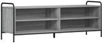 vidaXL TV-Schrank 140 x 39,5 x 50 cm Sonoma-Grau Holzwerkstoff | Klare Linien...