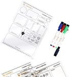 ENHANCE Tabletop-Acryl-Charakterblatt-Set &ndash; Wiederverwendbare 5e