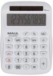 MAUL Tischrechner ECO MJ 555 wei&szlig; Solar LCD 10-stellig kompakt | angewinkeltes