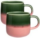 2er Set Keramik-Tasse Industrial f&uuml;r Kaffee, Tee, Kakao Kaffeebecher...
