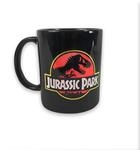 Jurassic Park Tasse (Logo Design) 315ml schwarze Keramiktasse in Geschenkbox -