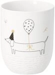 R&auml;der Becher Dackel Luftballon | Porzellan Tasse 400ml Bildergeschichten