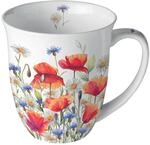 Ambiente Kaffeetasse Henkelbecher Teetasse Mug 0,4 l Fine Bone China Porzellan