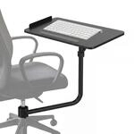 Maclean-Ablage/Tablett f&uuml;r Tastatur, schwarz, Abmessungen des Tabletts 66 x 30 cm,